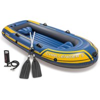 Intex Schlauchboot "Challenger 3", (Set, mit 2 Paddeln und Luftpumpe) von Intex