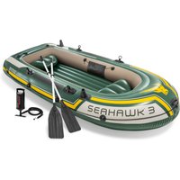 Intex Schlauchboot "Seahawk 3", (Set, mit 2 Paddeln und Luftpumpe) von Intex