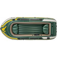 Intex Schlauchboot "Seahawk 4", (Set, mit 2 Paddeln und Luftpumpe) von Intex