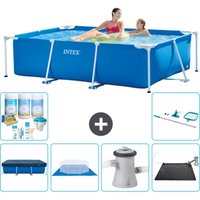 Intex - Schwimmbecken mit rechteckigem Rahmen – 220 x 150 x 60 cm – Blau – im Lieferumfang enthalten Accessoire CB97 Intex - Schwimmbecken mit rechteckigem Rahmen – 220 x 150 x 60 cm – Blau – im Lieferumfang enthalten Accessoire CB97 von Intex