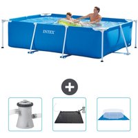 Intex - Schwimmbecken mit rechteckigem Rahmen – 260 x 160 x 65 cm – Blau – im Lieferumfang enthalten Accessoire CB79 Intex - Schwimmbecken mit rechteckigem Rahmen – 260 x 160 x 65 cm – Blau – im Lieferumfang enthalten Accessoire CB79 von Intex