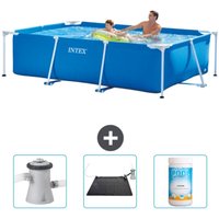 Intex - Schwimmbecken mit rechteckigem Rahmen – 260 x 160 x 65 cm – Blau – im Lieferumfang enthalten Accessoire CB80 Intex - Schwimmbecken mit rechteckigem Rahmen – 260 x 160 x 65 cm – Blau – im Lieferumfang enthalten Accessoire CB80 von Intex