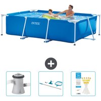 Intex - Schwimmbecken mit rechteckigem Rahmen – 260 x 160 x 65 cm – Blau – im Lieferumfang enthalten Accessoire CB82 Intex - Schwimmbecken mit rechteckigem Rahmen – 260 x 160 x 65 cm – Blau – im Lieferumfang enthalten Accessoire CB82 von Intex