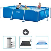 Schwimmbecken mit rechteckigem Rahmen – 300 x 200 x 75 cm – Blau – im Lieferumfang enthalten Accessoire CB79 - Intex Schwimmbecken mit rechteckigem Rahmen – 300 x 200 x 75 cm – Blau – im Lieferumfang enthalten Accessoire CB79 - Intex von Intex