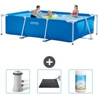 Schwimmbecken mit rechteckigem Rahmen – 300 x 200 x 75 cm – Blau – im Lieferumfang enthalten Accessoire CB80 - Intex Schwimmbecken mit rechteckigem Rahmen – 300 x 200 x 75 cm – Blau – im Lieferumfang enthalten Accessoire CB80 - Intex von Intex