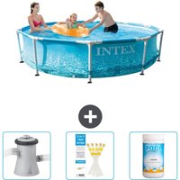 Intex - Schwimmbecken mit rundem Rahmen – 305 x 76 cm – Wasserdruck – im Lieferumfang enthalten Accessoire CB73 Intex - Schwimmbecken mit rundem Rahmen – 305 x 76 cm – Wasserdruck – im Lieferumfang enthalten Accessoire CB73 von Intex