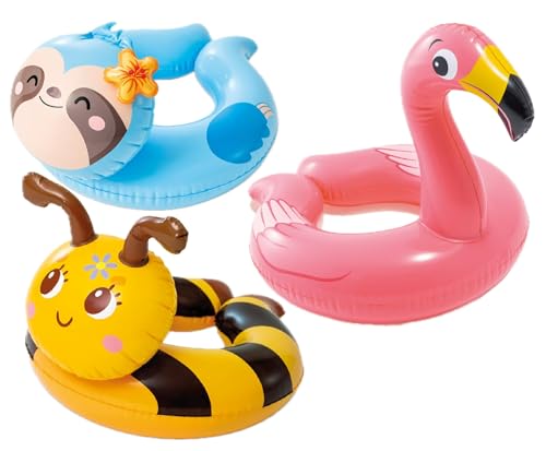 Intex Schwimmhilfe - Animal Split Ring - 62 - 64 cm - Für 3-6 Jahre - Modell Sortiert von Intex