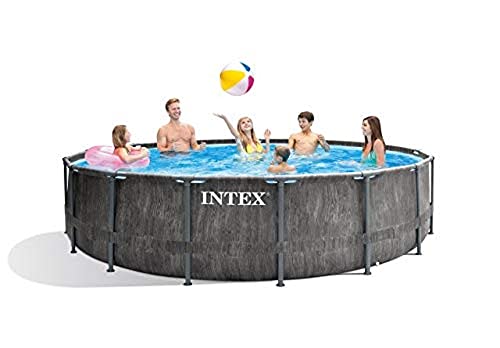 Intex 15FT X 48IN GREYWOOD Prism Frame Premium Pool Set von Intex