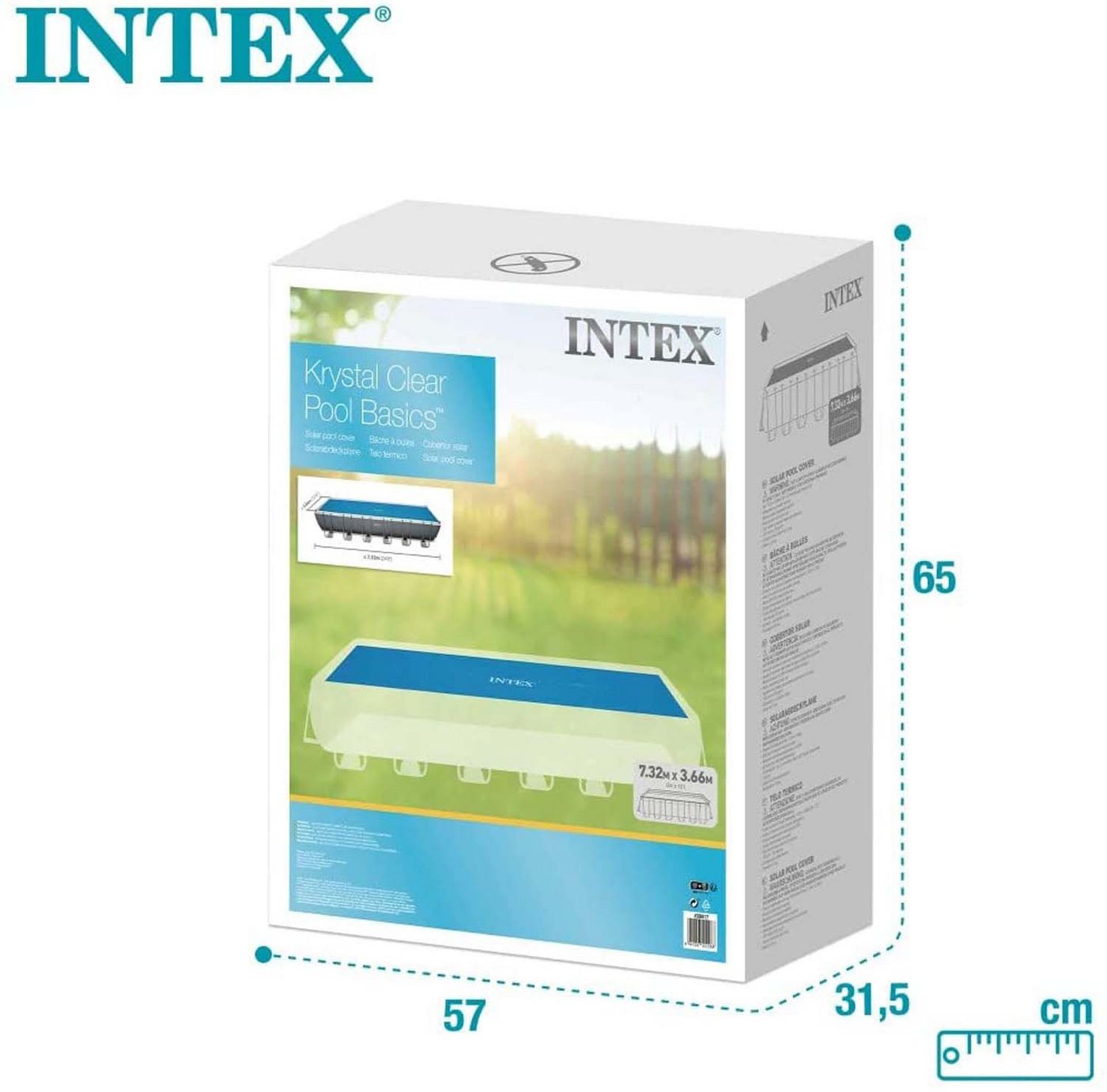 Intex Solarabdeckplane Intex 28017 - 7.32M X 3.66M SOLAR POOL COVER Intex Solarabdeckplane Intex 28017 - 7.32M X 3.66M SOLAR POOL COVER von Intex
