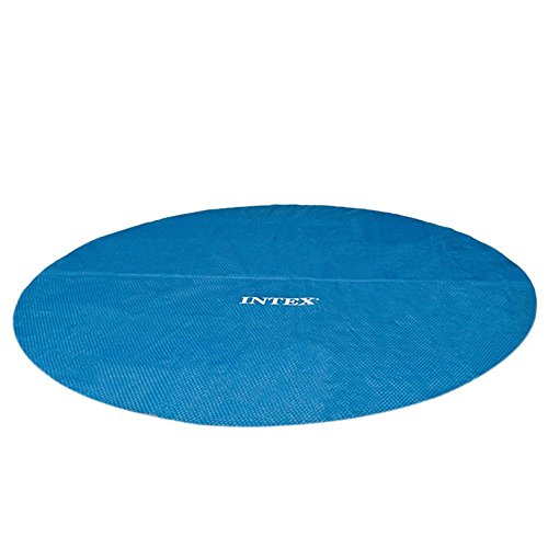 Intex 28014 - Solarabdeckplane, Abdeckung mit thermischer Isolierung für Runde Easy Set/Frame Pools, Polyethylen, Blau, ⌀ 488 cm von Intex