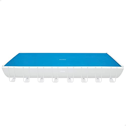 Intex 28018 - Solarabdeckplane, Abdeckung mit thermischer Isolierung für Rechteckige Aufstellpools, Polyethylen, Blau, 975x488 cm Intex 28018 - Solarabdeckplane, Abdeckung mit thermischer Isolierung für Rechteckige Aufstellpools, Polyethylen, Blau, 975x488 cm von Intex