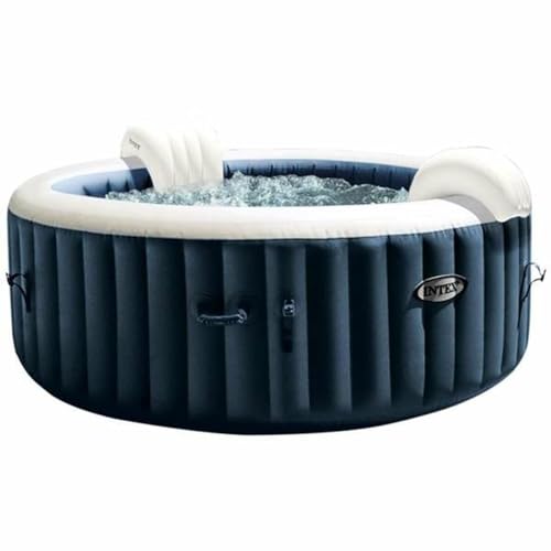 Intex Spa Whirlpool, Massagebad, Blasenmassage, 196 x 71 cm, 4 Sitzplätze, für den Außenbereich, mit Zubehör von Intex