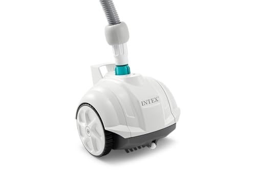 Intex 28007EX – Automatischer Pool-Reinigungsroboter ZX50, für Filterpumpen von 3400–5600 l/h, für Pools bis 488 cm, Kunststoff, Weiß von Intex