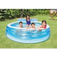 Swim Center Lounge Family Pool Planschbecken Rückenlehne 224 x 216 x 76 cm - Intex von Intex