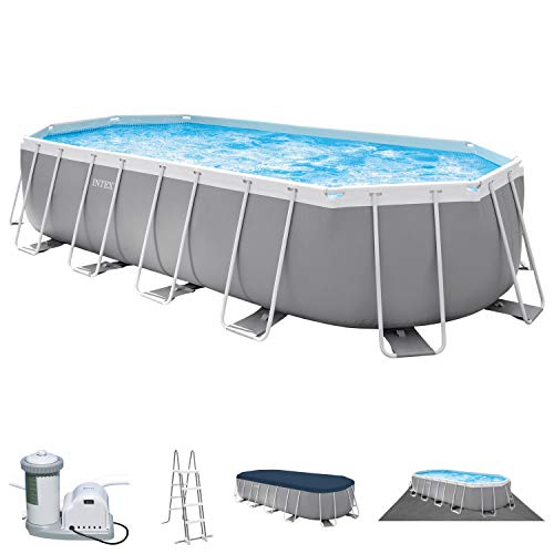 20Ft X 10Ft X 48In Prism Frame Oval Pool Set von Intex