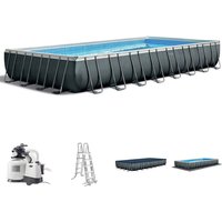 Intex - Frame Pool 975 x 488 x 132 cm Komplettset Rechteckpool mit Zubehör Intex - Frame Pool 975 x 488 x 132 cm Komplettset Rechteckpool mit Zubehör von Intex