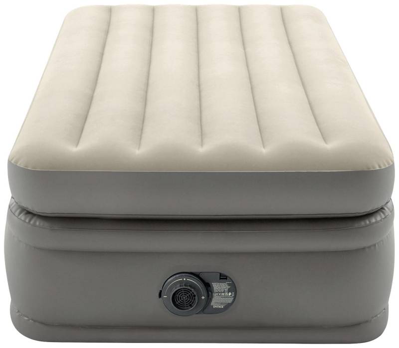 Intex Twin Comfort Elevated Airbed Luftbett 220 240 V Interne Pumpe Beige Braun   B-Ware von Intex