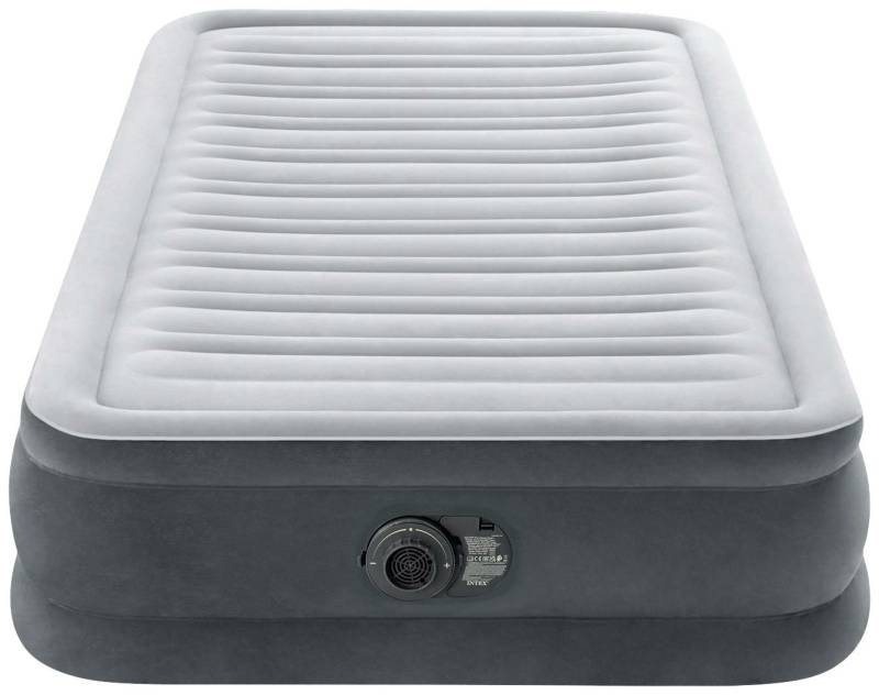 Intex Twin Comfort Plush Airbed Luftmatratze Luftbett Matratze Fiber Tech Grau   B-Ware von Intex