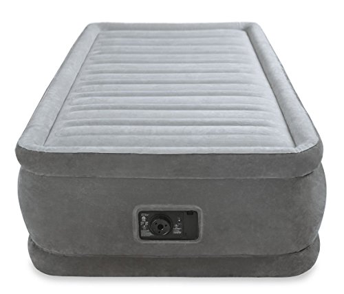 Intex Unisex – Erwachsene 64412 Comfort Plush Elevated, Normal, Grau von Intex