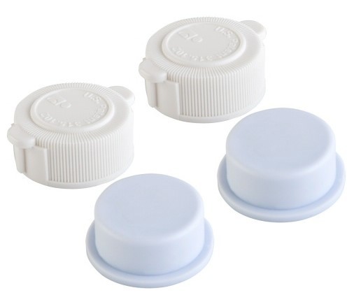 Intex Ventil Verschluss Set 2x Deckel 10043 + 2x Stöpsel 10044 von Intex
