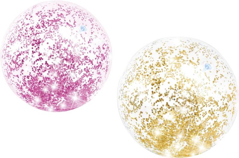 Intex Wasserball Transparent Glitter Beach Balls von Intex