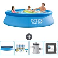 Runder aufblasbarer Easy Set-Pool – 305 x 76 cm – Blau – im Lieferumfang enthalten Accessoire CB3 - Intex von Intex