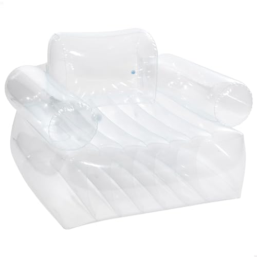 Intex transparenter Sessel, aufgeblasene Größe: 109 cm x 107 cm x 79 cm (66502NP) von Intex