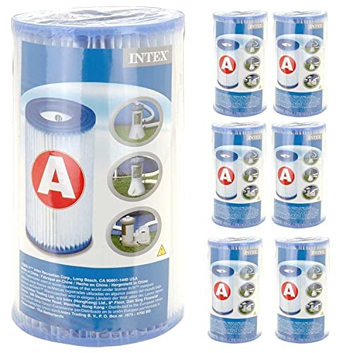 Intex – 6 Wasserfilter Kartuschen 'A' von Intex