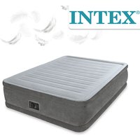 Luftbett Comfort mit Pumpe 230V selbstaufblasend Luftmatratze Gästebett - Intex von Intex