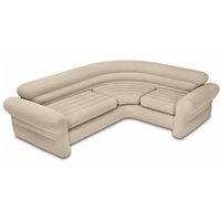 [NEUWERTIG] B-Ware Intex Aufblasbares Sofa Eck Sofa Couch Luftsofa Schlafsofa Schlaffunktion Beige von Intex