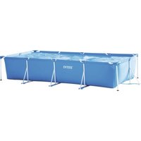 [NEUWERTIG] B-Ware Intex Aufstellpool Rechteckig Frame Pool 450x220x84 Cm Pvc Blau Pool Außen 7127 L von Intex