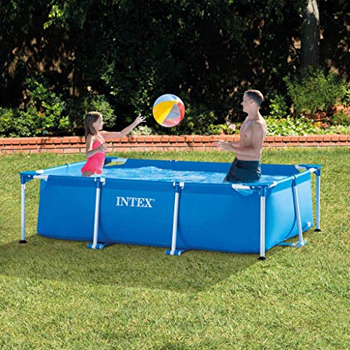 Pool Aufstellbecken Metal Frame Junior Palace 2.6 x 1.6 x 0.65 m Intex 28271 von Intex