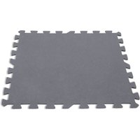 Poolfliesen - Puzzlematte - 50x50 cm - 8 Stück - Grau - Intex von Intex
