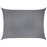 Hesperide - Rechteckiges Sonnensegel Anori 4x3m aus Polyester - Grau von HESPERIDE