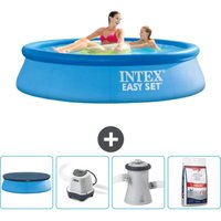 Runder aufblasbarer Easy Set-Pool – 244 x 61 cm – Blau – im Lieferumfang enthalten Accessoire CB53 - Intex von Intex