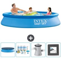 Runder aufblasbarer Easy Set-Pool – 305 x 61 cm – Blau – im Lieferumfang enthalten Accessoire CB3 - Intex von Intex