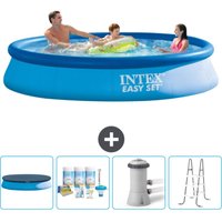 Runder aufblasbarer Easy-Set-Pool – 366 x 76 cm – Blau – im Lieferumfang enthalten Accessoire CB6 - Intex Runder aufblasbarer Easy-Set-Pool – 366 x 76 cm – Blau – im Lieferumfang enthalten Accessoire CB6 - Intex von Intex