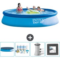 Runder aufblasbarer Easy Set-Pool – 396 x 84 cm – Blau – im Lieferumfang enthalten Accessoire CB3 - Intex Runder aufblasbarer Easy Set-Pool – 396 x 84 cm – Blau – im Lieferumfang enthalten Accessoire CB3 - Intex von Intex