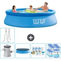 Runder aufblasbarer Easy Set-Schwimmpool – 305 x 76 cm – Blau – Inklusive Zubehör CB20 - Intex von Intex