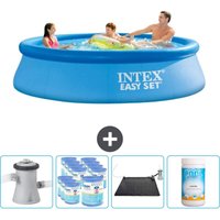 Intex - runder aufblasbarer Easy Set-Schwimmpool – 305 x 76 cm – Blau – Inklusive Zubehör CB92 von Intex