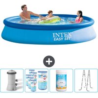 Runder aufblasbarer Easy Set-Schwimmpool – 366 x 76 cm – Blau – Inklusive Zubehör CB96 - Intex Runder aufblasbarer Easy Set-Schwimmpool – 366 x 76 cm – Blau – Inklusive Zubehör CB96 - Intex von Intex