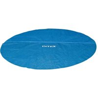 Solar Poolabdeckung Blau 448 cm Polyethylen Intex von Intex