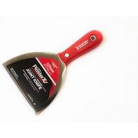 Spachtel MegaGrip Rot Spachtel Werkzeug, Putzspachtel, Glättekelle, Maurerkelle, PlasterX - 127mm - Rot - Intex von Intex