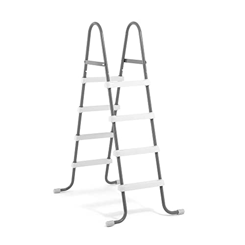 wembadladder 127 cm Staal zilver/wit von Intex