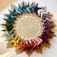 Samtsternförmiges Kissen, Luxus Designer-Haushaltswaren, Handgemachtes Lounge Und Schlafzimmer Dekor, Geschenkkissen von Inthestarsundersea