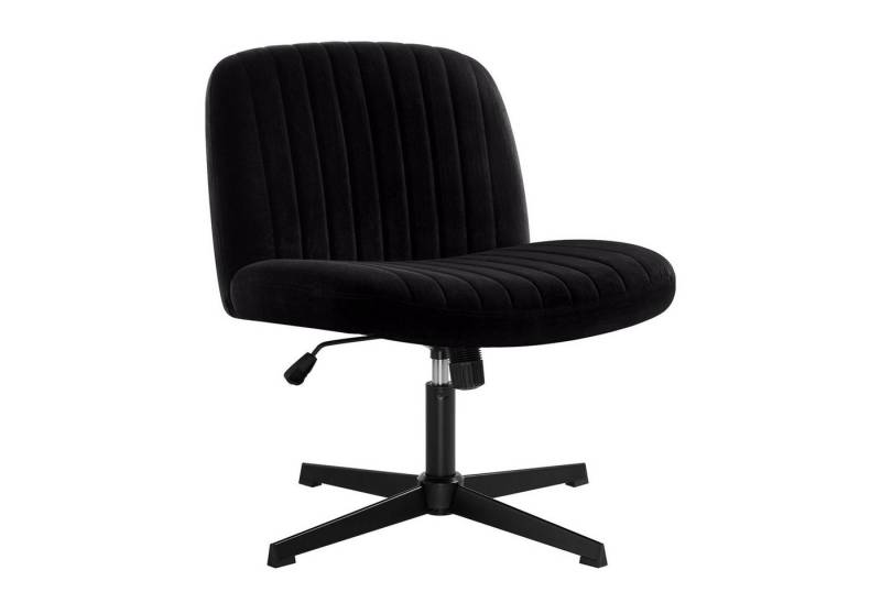 Intimate WM Heart Bürostuhl Ohne Armlehnen, Ergonomischer Schreibtischstuhl (Lesesessel mit 10cm dickem Sitzkissen), Drehstuhl Ohne Rollen, Höhenverstellbar Stuhl mit Wippfunktion von Intimate WM Heart