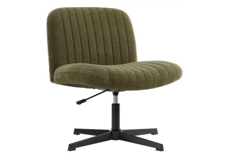 Intimate WM Heart Bürostuhl Ohne Armlehnen, Ergonomischer Schreibtischstuhl, Drehstuhl Ohne Rollen, Höhenverstellbar Stuhl von Intimate WM Heart