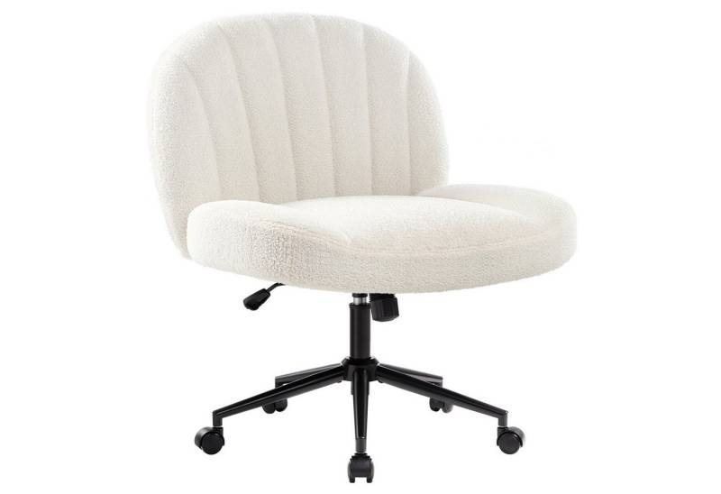 Intimate WM Heart Bürostuhl ohne Armlehne, Ergonomischer Drehstuhl mit Rollen, Höhenverstellbarer Schreibtischstuhl mit Mittlerer Rückenlehne von Intimate WM Heart