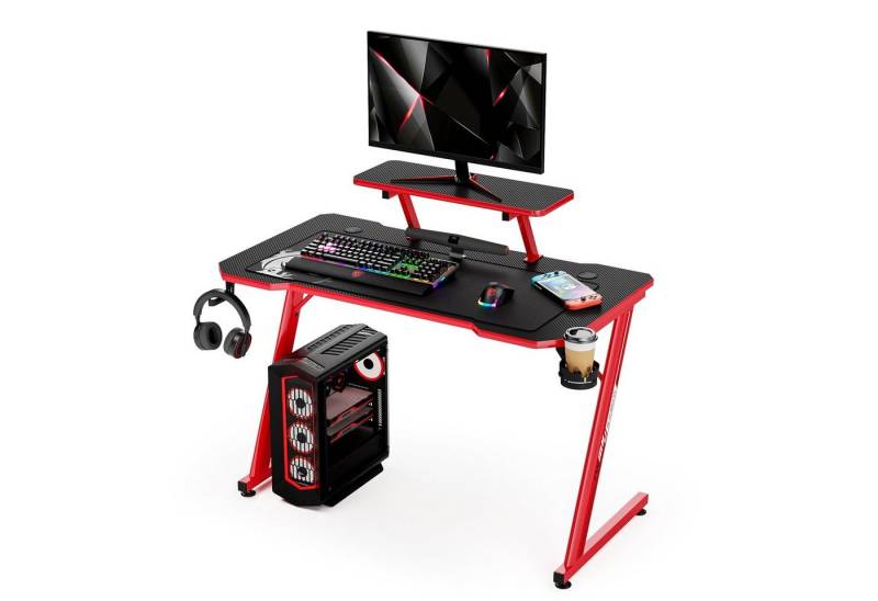 Intimate WM Heart Gamingtisch Z-Frame Gaming Tisch 110 x 60 cm, mit Kopfhörerhalter, Monitorablage, aus Kohlefaser Intimate WM Heart Gamingtisch Z-Frame Gaming Tisch 110 x 60 cm, mit Kopfhörerhalter, Monitorablage, aus Kohlefaser von Intimate WM Heart