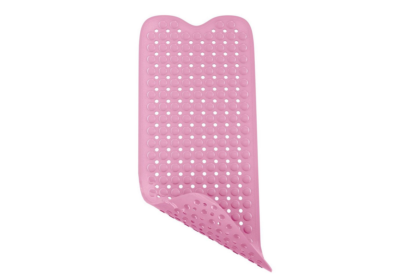 Badematte Intirilife, Rutschsichere Badewannenmatte in Pink, Kunststoff, Hautsensitive BPA-freie schimmelresistente Duschmatte von Intirilife